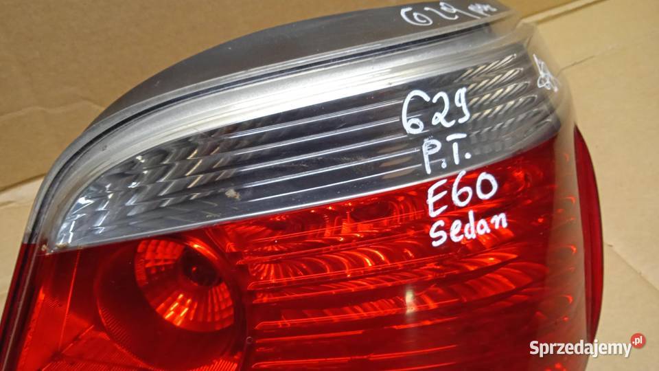 BMW E60 SEDAN LAMPA TYŁ PRAWA wielkopolskie Zbierkowo