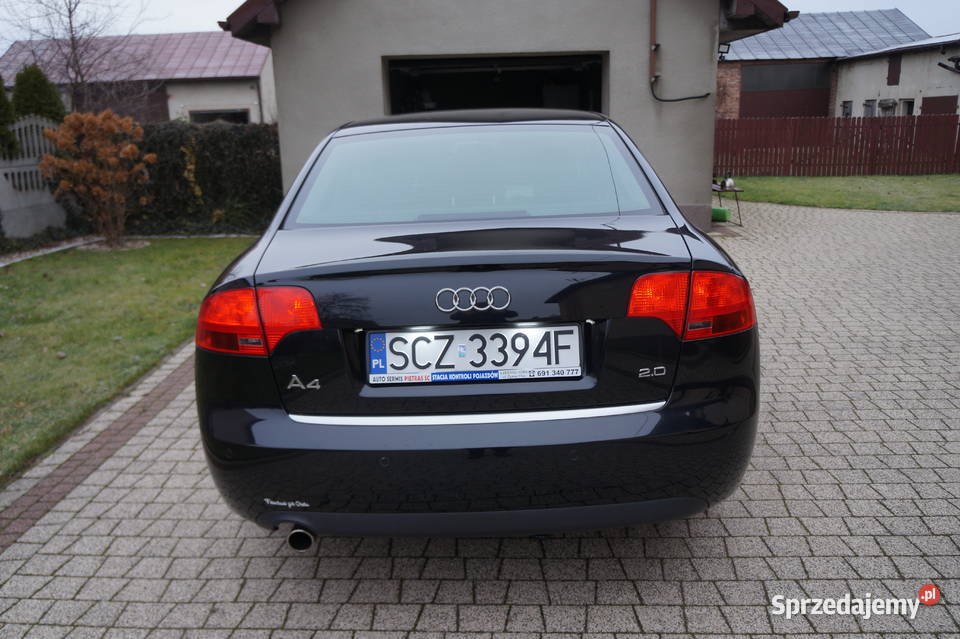 Audi A4B7 Automat 20 benzynaSLINE zarejestrowany poduszka powietrzna śląskie Częstochowa sprzedam