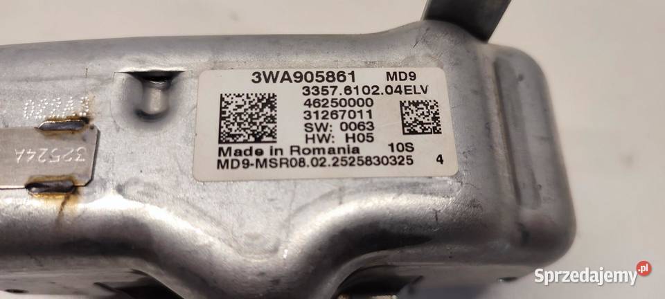 VW TAYRON BLOKADA KIEROWNICY 3WA905861 osobowe