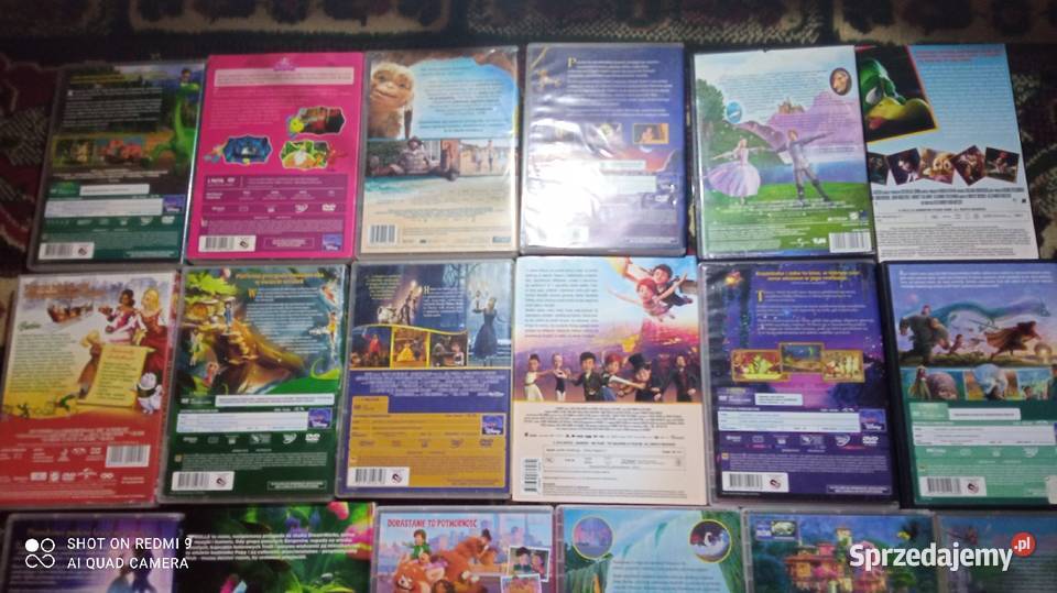 18 sztuk Bajki Disneya DVD wszystko sprzedam Wrocław