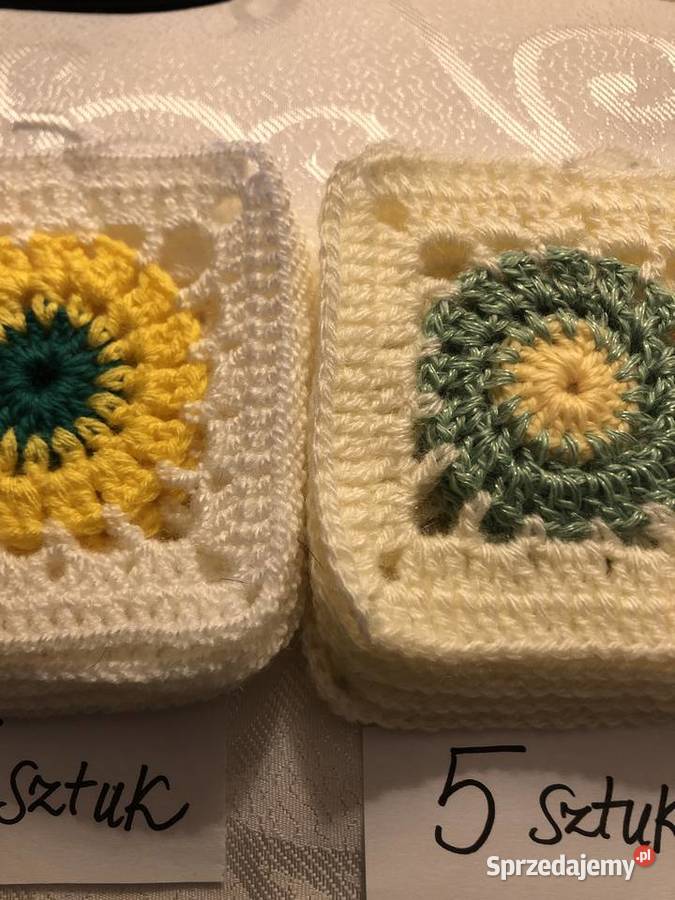 kwadrat babuni kwiaty poduszka narzuta95105 15 Poduszki dekoracyjne Zegrze