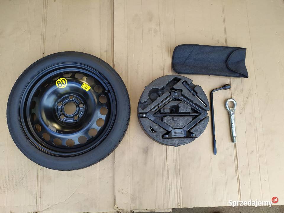 KOŁO DOJAZDOWE R16 5x105 OPEL ASTRA IV J ZESTAW Miejska Górka