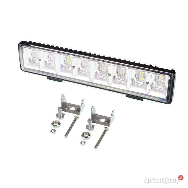LAMPA ROBOCZA LEDOWA SZEROKA 48 LED W 3 RZĘDACH
