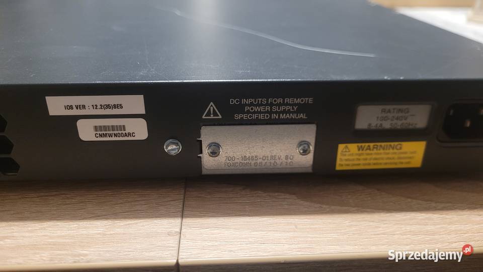 Switch Cisco Catalyst C3750G48S PoE48 łódzkie sprzedam