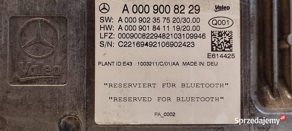 MERCEDES GLE53 W167 STEROWNIK ANTENY A0009008229 dolnośląskie