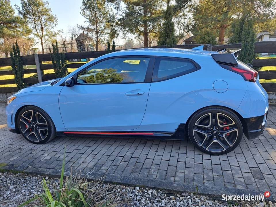 Hyunday Veloster N 2022r 20T 275 33 przebiegu niebieski Kielce