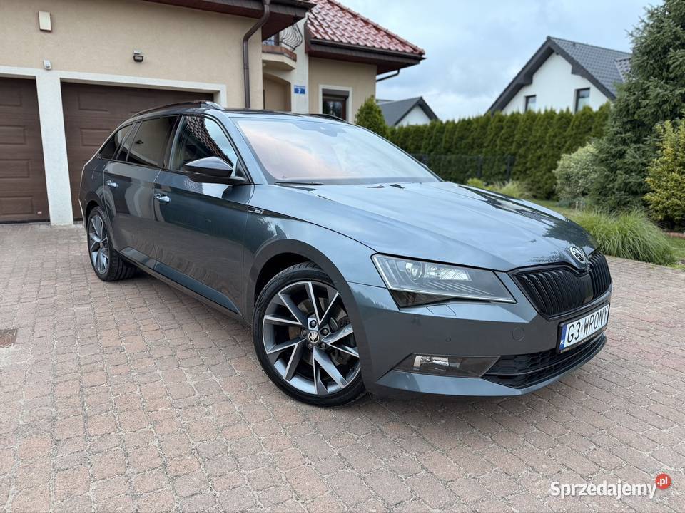 Skoda Superb Sportline 20 TSI 272 DSG 4x4 Hak benzyna Lębork
