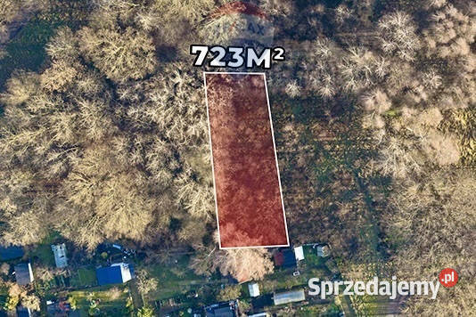 Działka mieszkaniowousługowa 723 m MPZP Zielona Góra