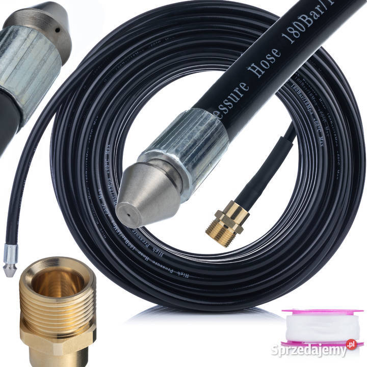 Wąż do Czyszczenia Kanalizacji 15m M22 160 bar Ludźmierz sprzedam