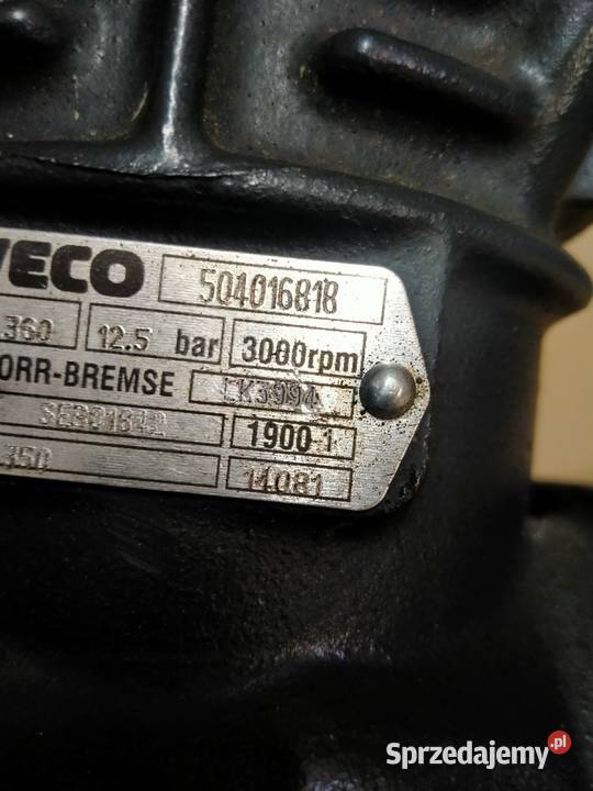 SPRĘŻARKA POWIETRZA IVECO EUROCARGO 504016818 Kargowa sprzedam