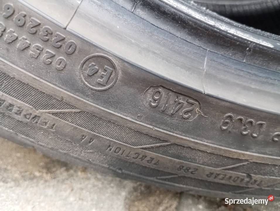 Continental ContiSportContact 27540 R20 2 sprzedam