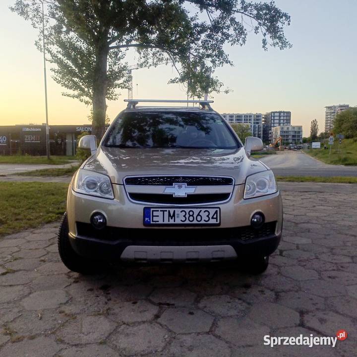 Chevrolet Captiva 24 benzyna LPG wersja 7 nieuszkodzony Łódź