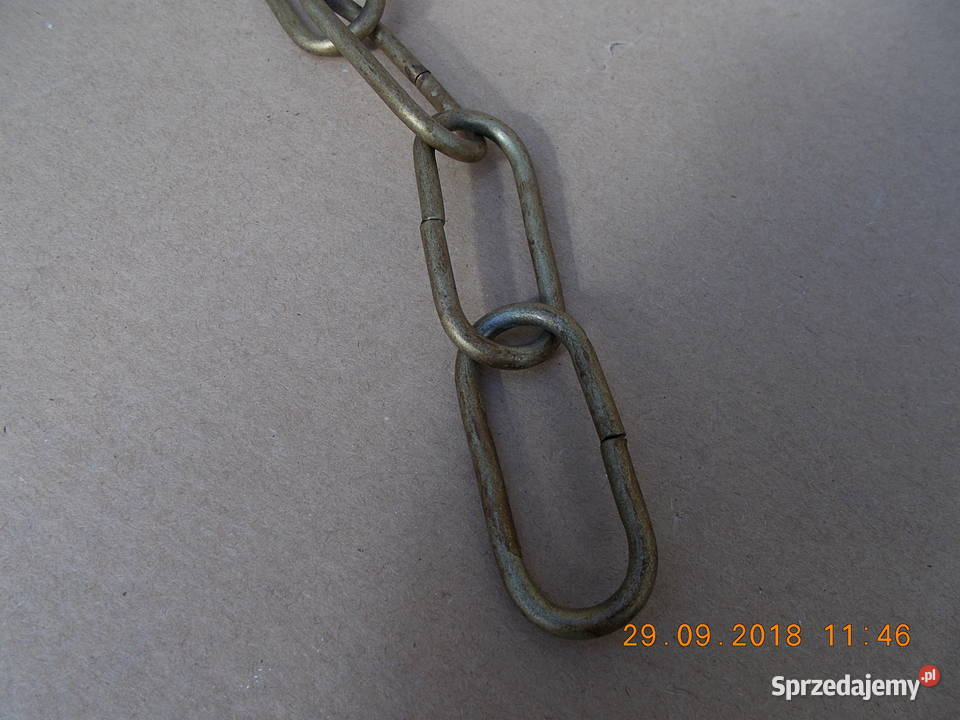 Łańcuch do lamp ładny kolor złoto malowane Wyposażenie wnętrz Warszawa