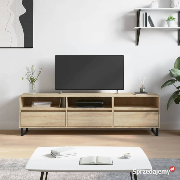 Szafka pod TV dąb sonoma 150x30x445 WM831303 Warszawa