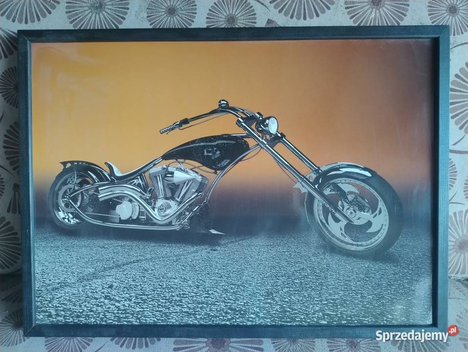 Obraz motocykl 50x70 dekoracja Adamówka