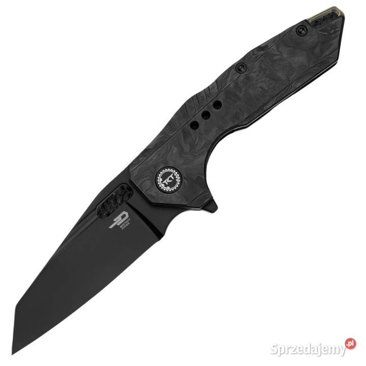 Nóż składany Bestech Nyxie 3 Black Marble Carbon Warszawa