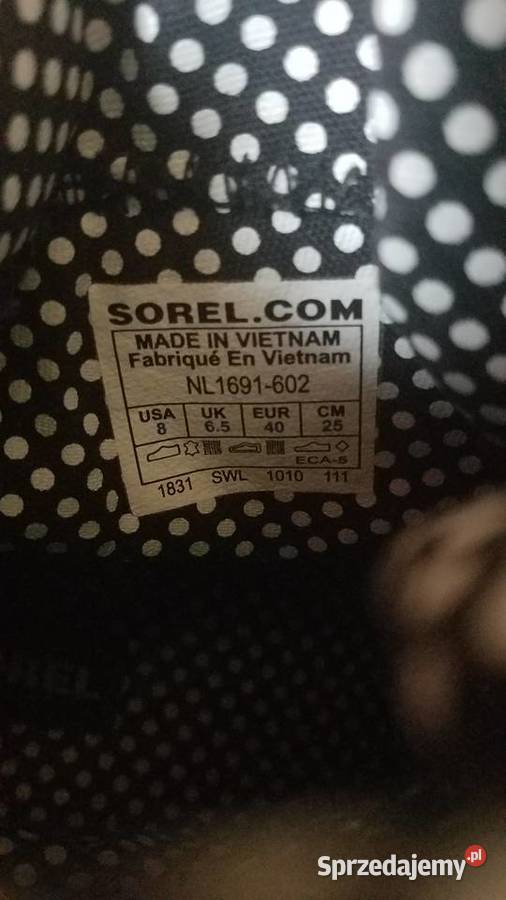 Buty SOREL 4041 26 śniegowce zimowe Skóra Białystok sprzedam