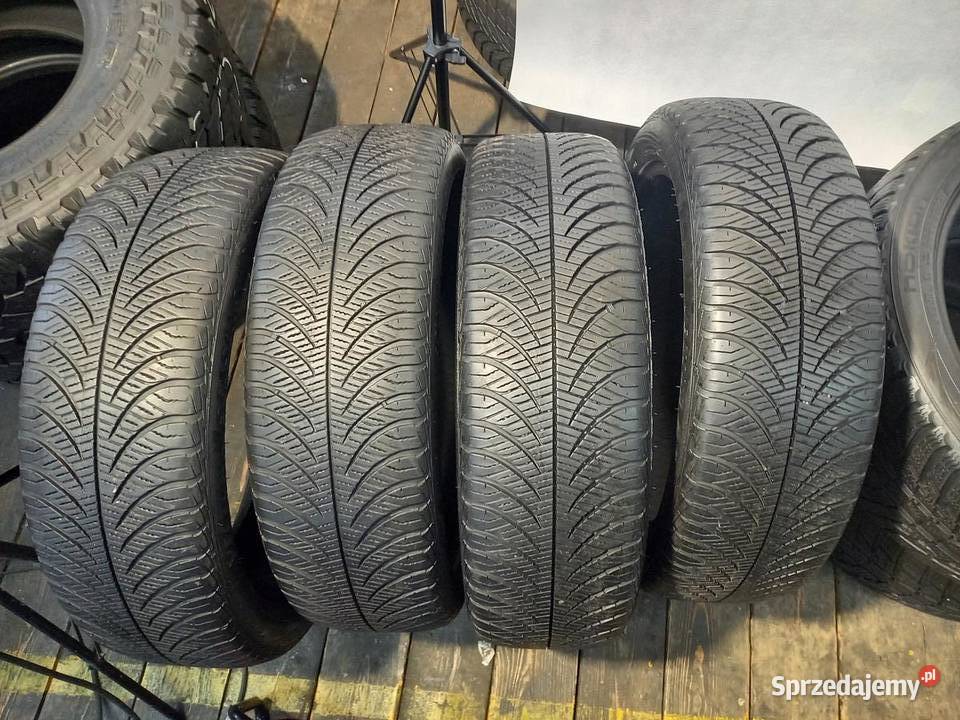 4x Opona UŻYWANA CAŁOROCZNA 19555R20 GOODYEAR Zaścianki