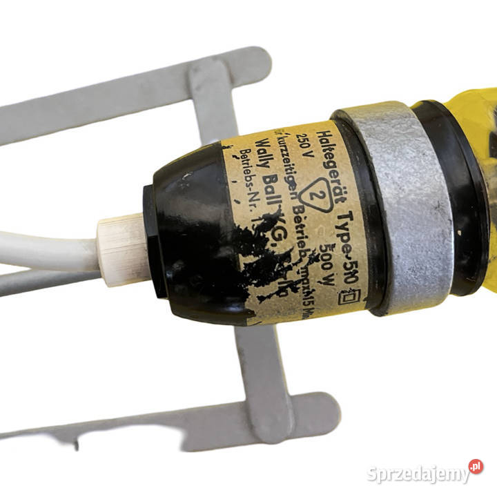 Przemysłowa lampa stołowa grzewcza Wally Ball Antyki Warszawa