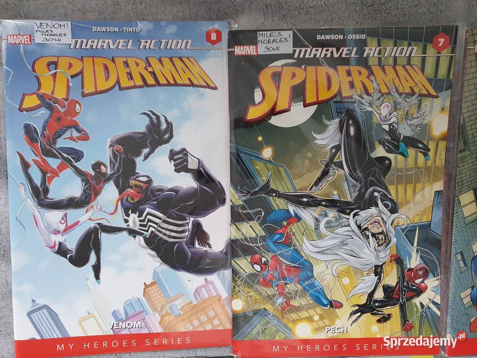 SpiderMan zestaw 6 komiksów Superbohaterowie Gdynia
