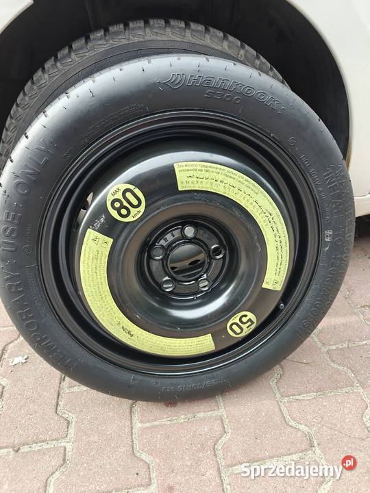 Koło dojazdowe 16 grupa VW 5x100 śląskie Chorzów