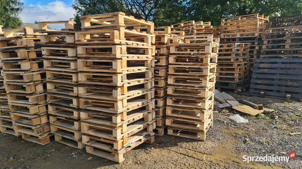 Paleta do transportu drewniana 60x80 półpaleta Pozostałe usługi małopolskie Skawina