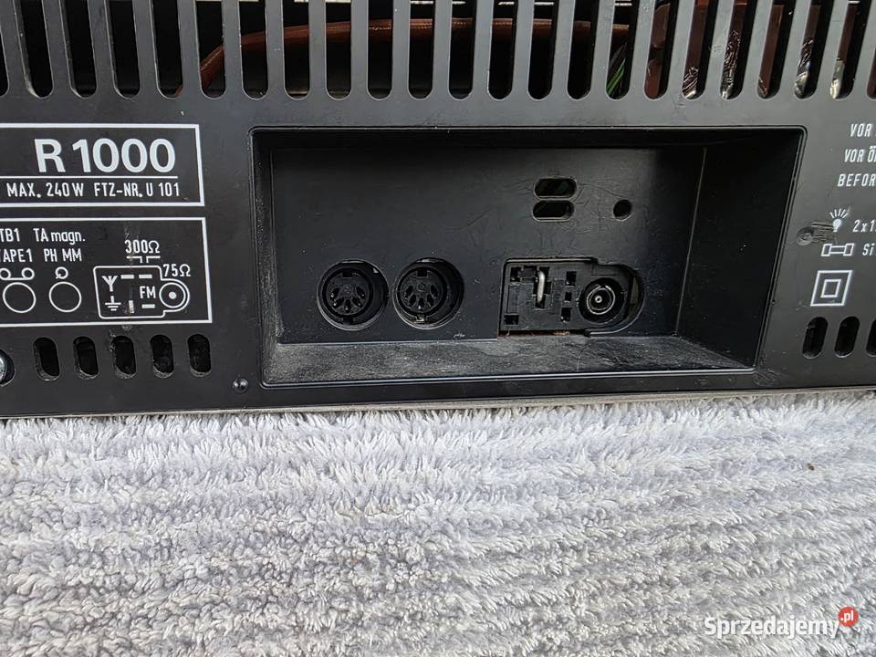 super ampli stereo grundig r1000 mega bas