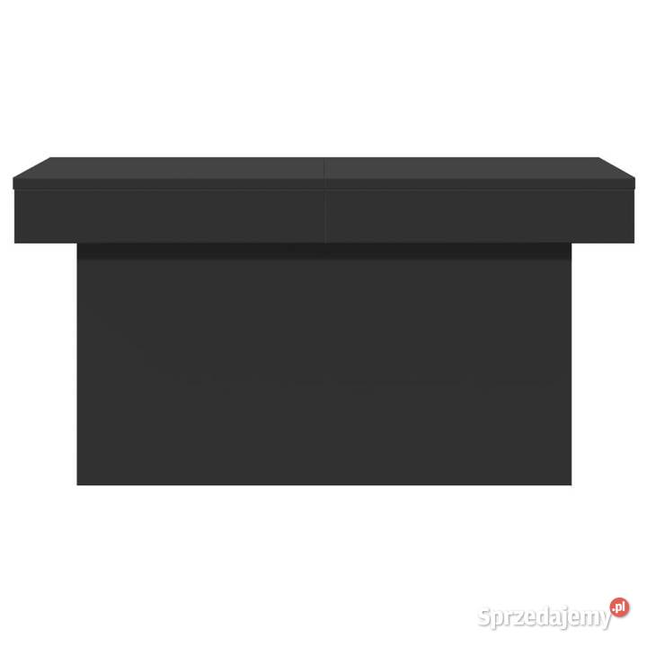 Stolik kawowy czarny 100x55x40 materiał Warszawa
