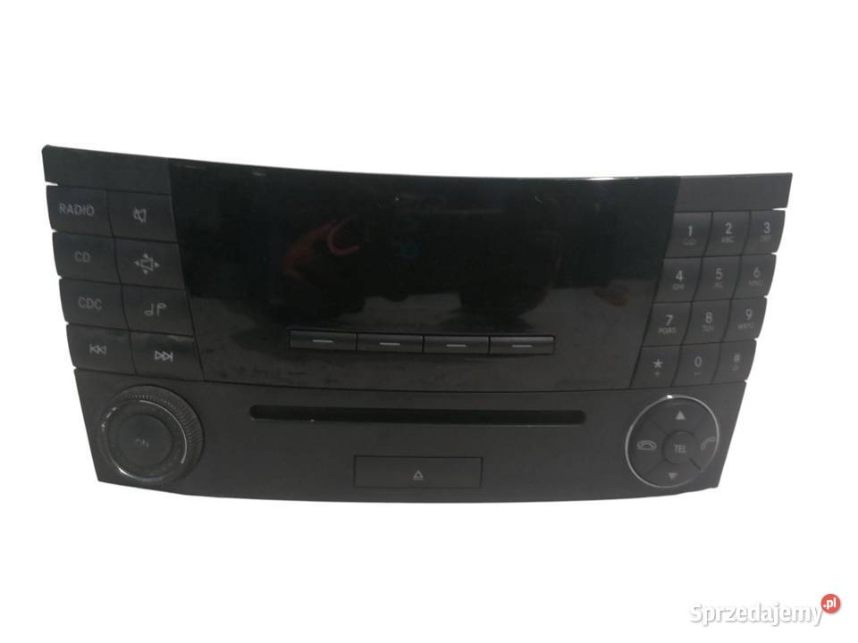 RADIO CD MERCEDES W219 1 A2118702880 osobowe Sprzęt audio fabryczny