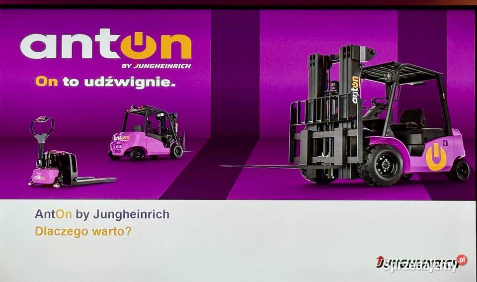 Akumulatorowy Wózek widłowy Nowy LiIon 25 Tony kabina Elbląg