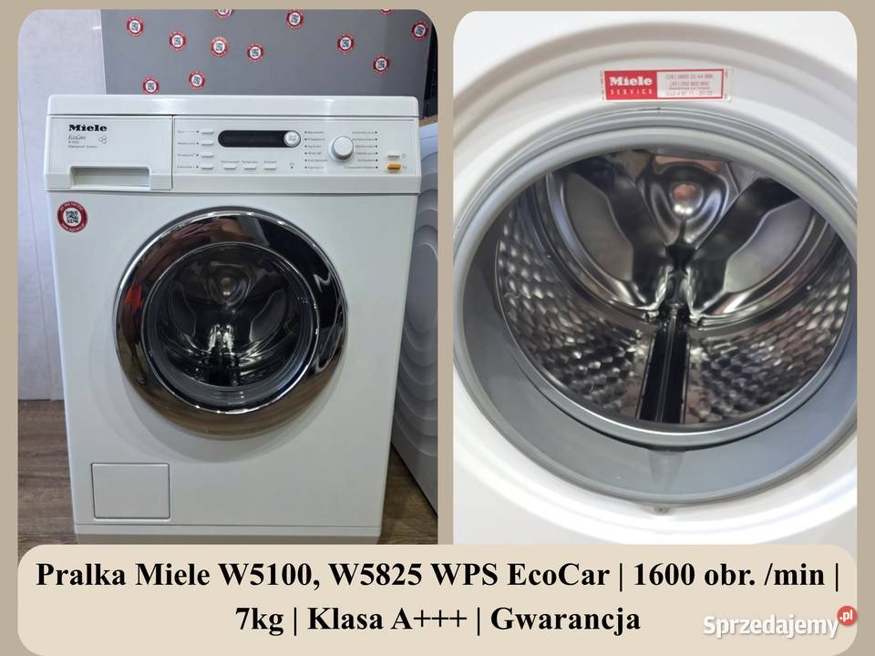 Pralka Miele W5100 W5825 WPS EcoCar 1600 obr min dolnośląskie Wrocław