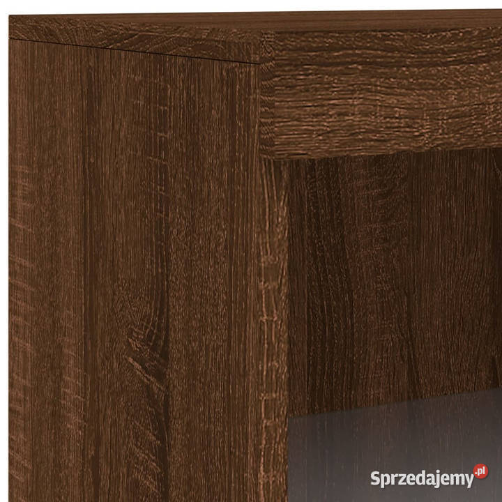 Szafka z oświetleniem LED brązowy dąb 605x37x100 Warszawa