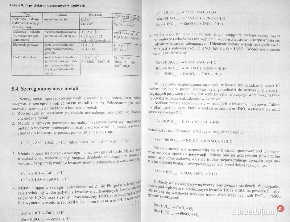 Przewodnik do ćwiczeń z chemii Maria MikosBielak Rok wydania 2001 Chełm