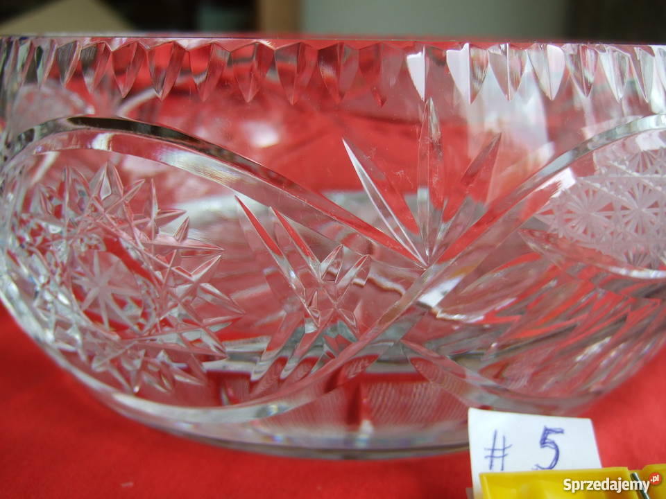 5 Misa kryształowa kryształ PRL Łódź