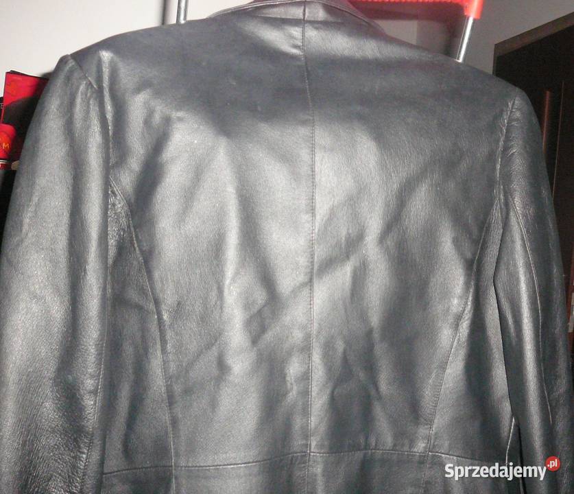 Męska czarna marynarka skórzana 4042 dolnośląskie Wrocław sprzedam