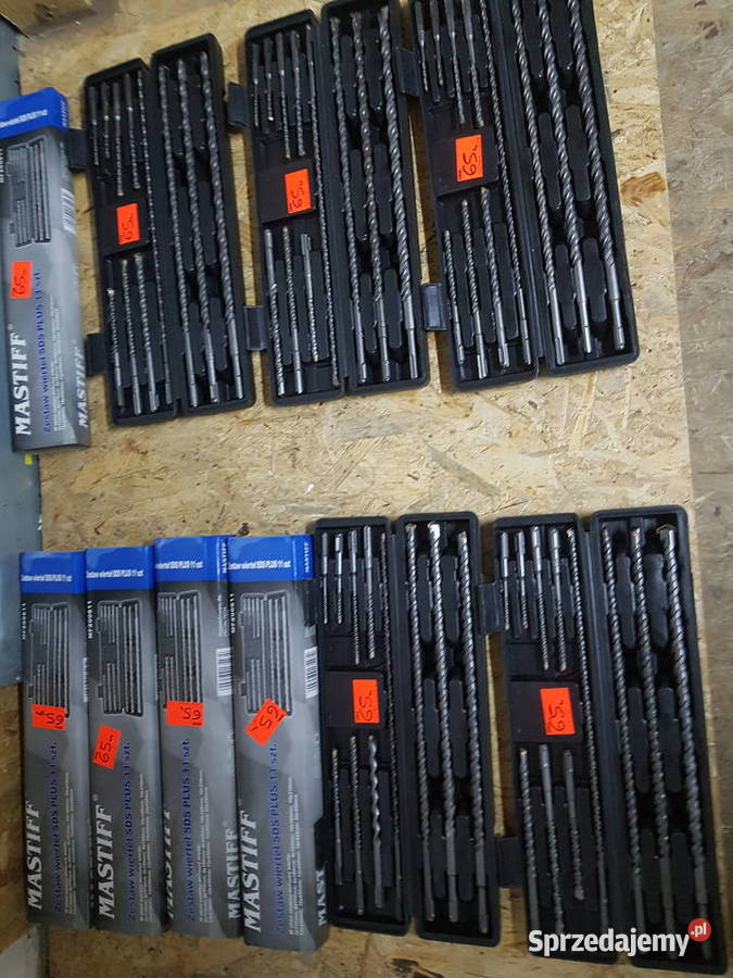 WIERTŁA DO BETONU SDS PLUS 11 WIERTŁO ZESTAW wielkopolskie Głogowa