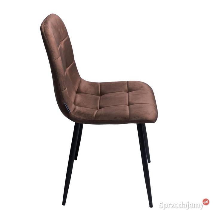 Zestaw 2 krzesło tapicerowane welurowe do salonu Poznań sprzedam