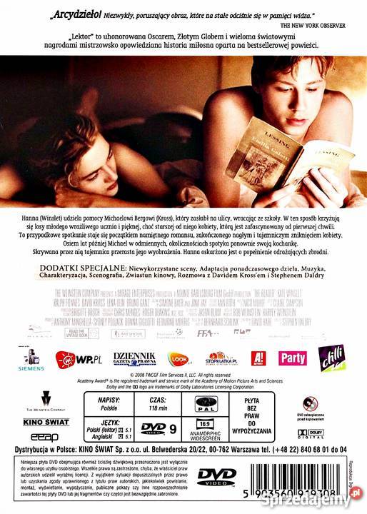 LEKTOR KATE WINSLET WYDANIE SPECJALNE DWUPŁYTOWE Kalisz