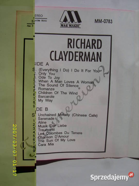 KASETA RICHARD CLAYDERMAMTraumereien 2 MAG MADIC