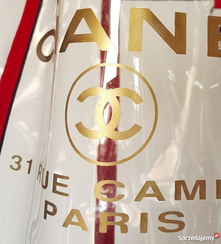 CHANEL TRANSPARENTNA TOREBKA PLAŻOWA CC WOREK kujawsko-pomorskie