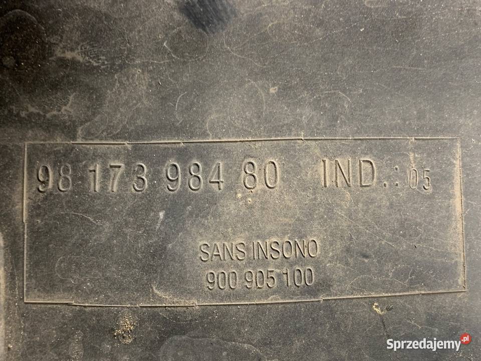 NADKOLE PRAWY PRZÓD PEUGEOT PARTNER IV