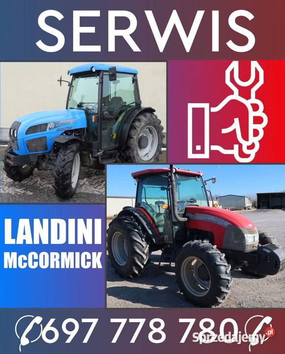 Landini McCormick serwis ciągników naprawy mazowieckie Warka serwis