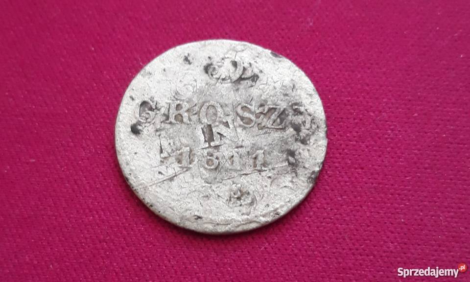 RZADKOŚĆR 45 GROSZY1811 rJS przebitka z 124 Konin