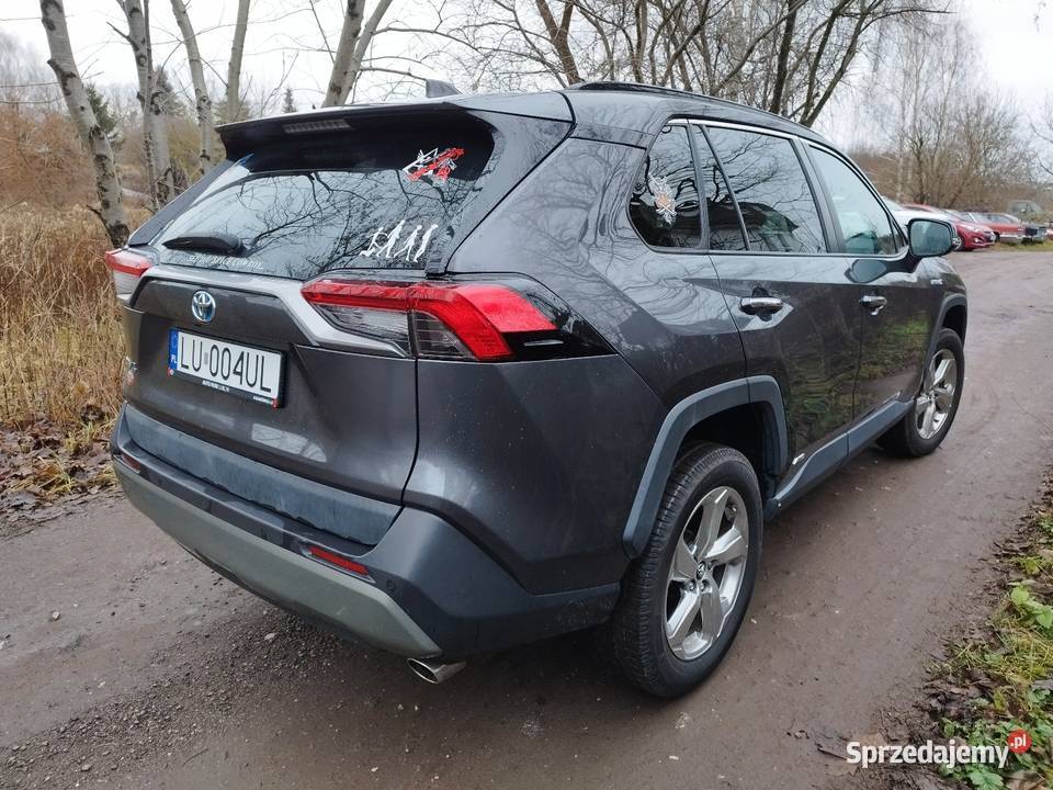 Toyota RAV4 hybryda 4x4 skóra navi Limited 2020 asystent parkowania Lublin