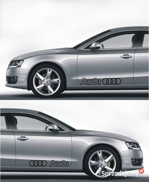 Naklejki tuningowe na samochód AUDI na drzwi Naklejki małopolskie Kraków