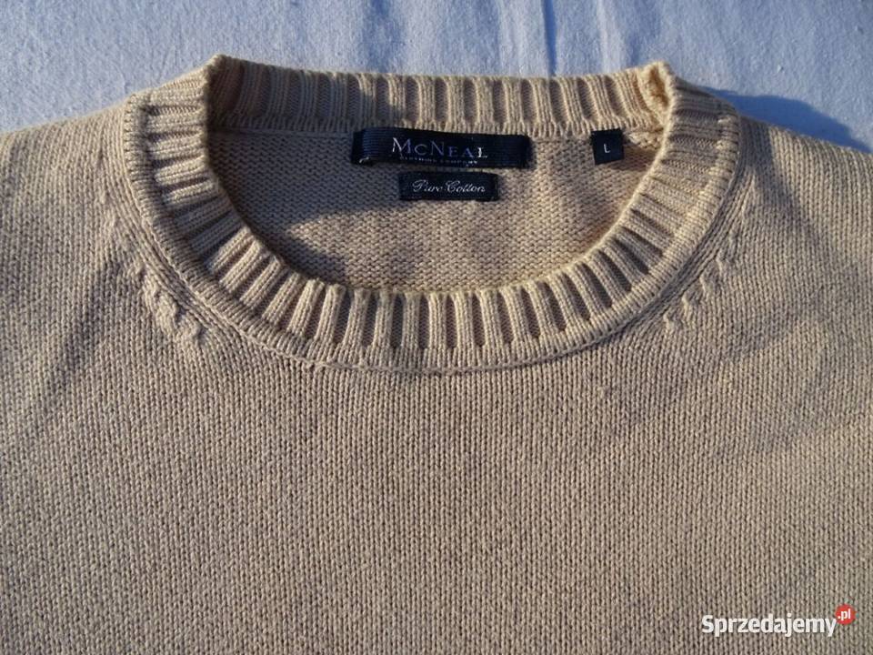 McNEAL sweter męski bawełna L XL
