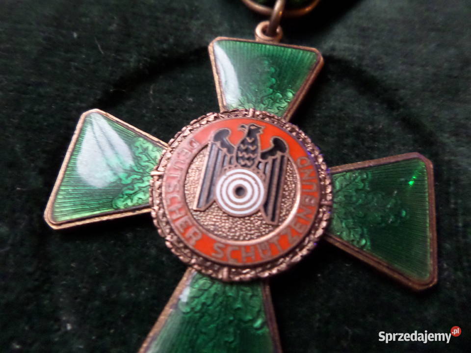 Krzyż Deutscher Schtzenbund oryginał wielkopolskie Poznań