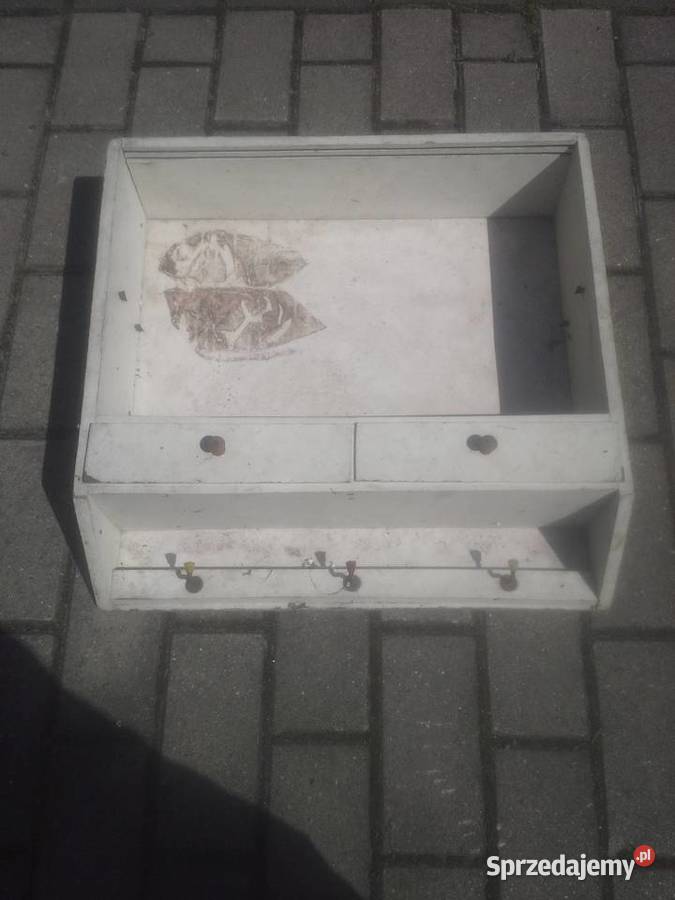 Szafka wisząca PRL z szufladami i wieszakami Warszawa sprzedam