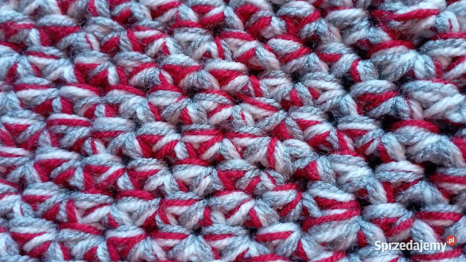 Czapka beanie smerfetka handmade dolnośląskie Wrocław
