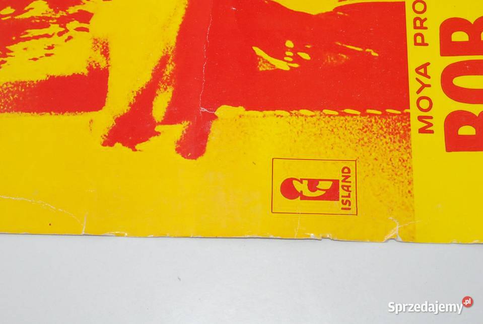 Stary plakat Bob Marley 1979r antyk